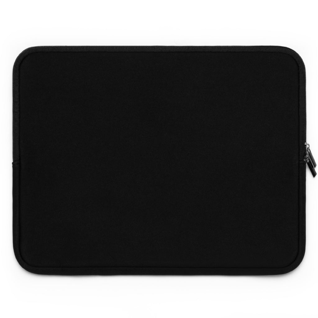 Pink Bow Laptop Sleeve | Cute Ribbon & Stripe Laptop Case | Padded Protective Computer Cover |