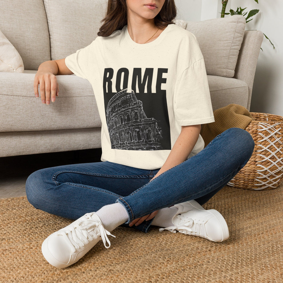 ROME Colosseum T-Shirt | Vintage Rome Travel Graphic Tee | Unisex