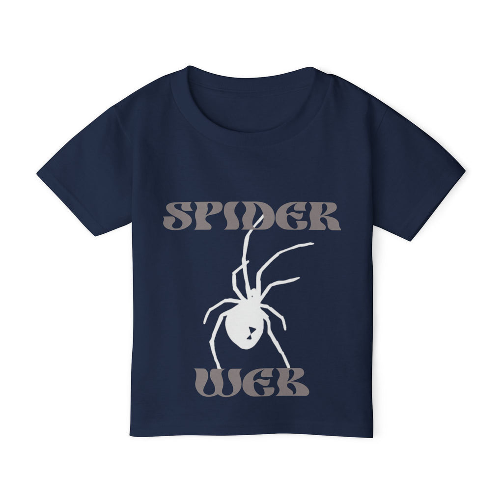 Toddler T‑Shirt | "Spider Web" Black Widow Spider Graphic |