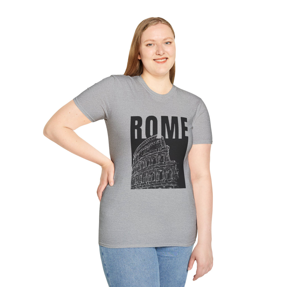 ROME Colosseum T-Shirt | Vintage Rome Travel Graphic Tee | Unisex