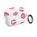 Pink Lipstick Kiss AirPod Case | Cute Glossy Romantic Earbud Cover |