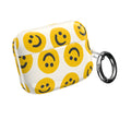 Smiley Face AirPods Case | Yellow Happy Face Glossy Protective Earbud Cover |
