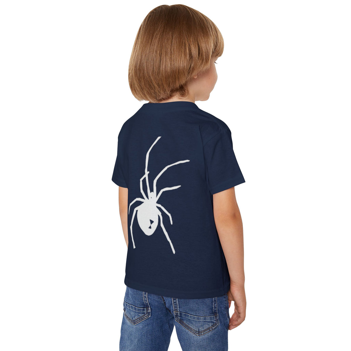 Toddler T‑Shirt | "Spider Web" Black Widow Spider Graphic |