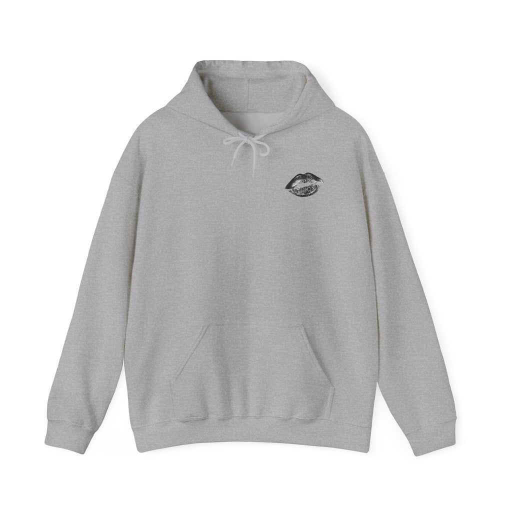 Midnight Collage Women’s Hoodie | Vintage Monochrome Graphic Sweatshirt |
