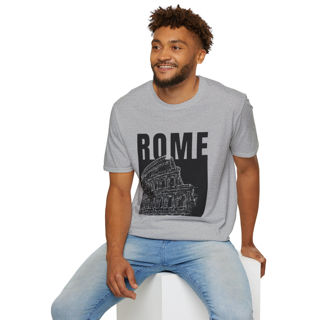 ROME Colosseum T-Shirt | Vintage Rome Travel Graphic Tee | Unisex