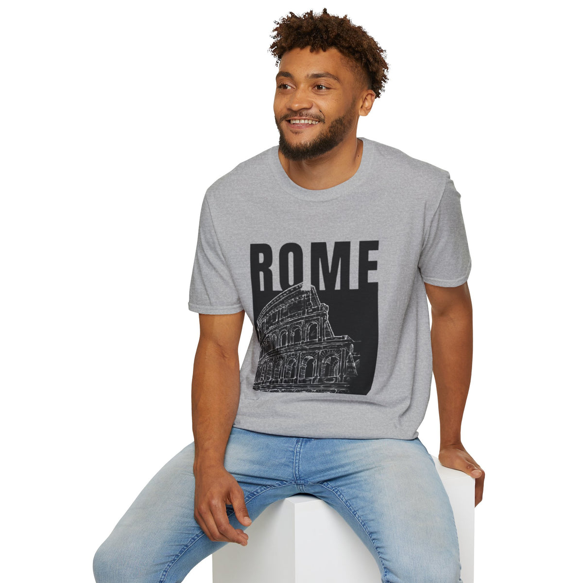 ROME Colosseum T-Shirt | Vintage Rome Travel Graphic Tee | Unisex