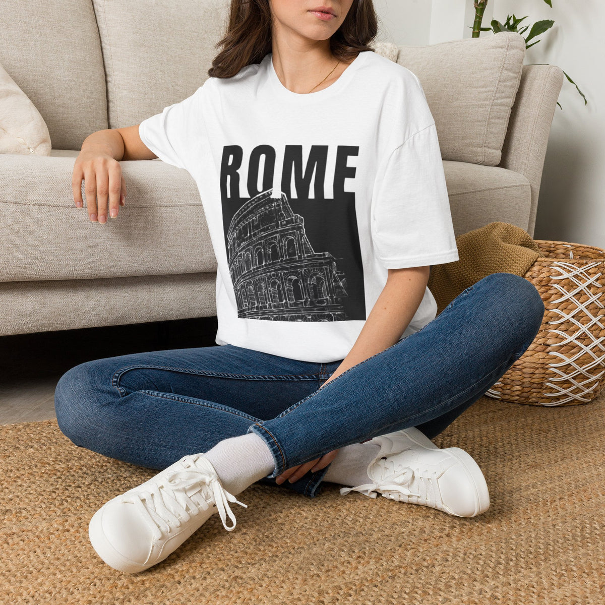 ROME Colosseum T-Shirt | Vintage Rome Travel Graphic Tee | Unisex