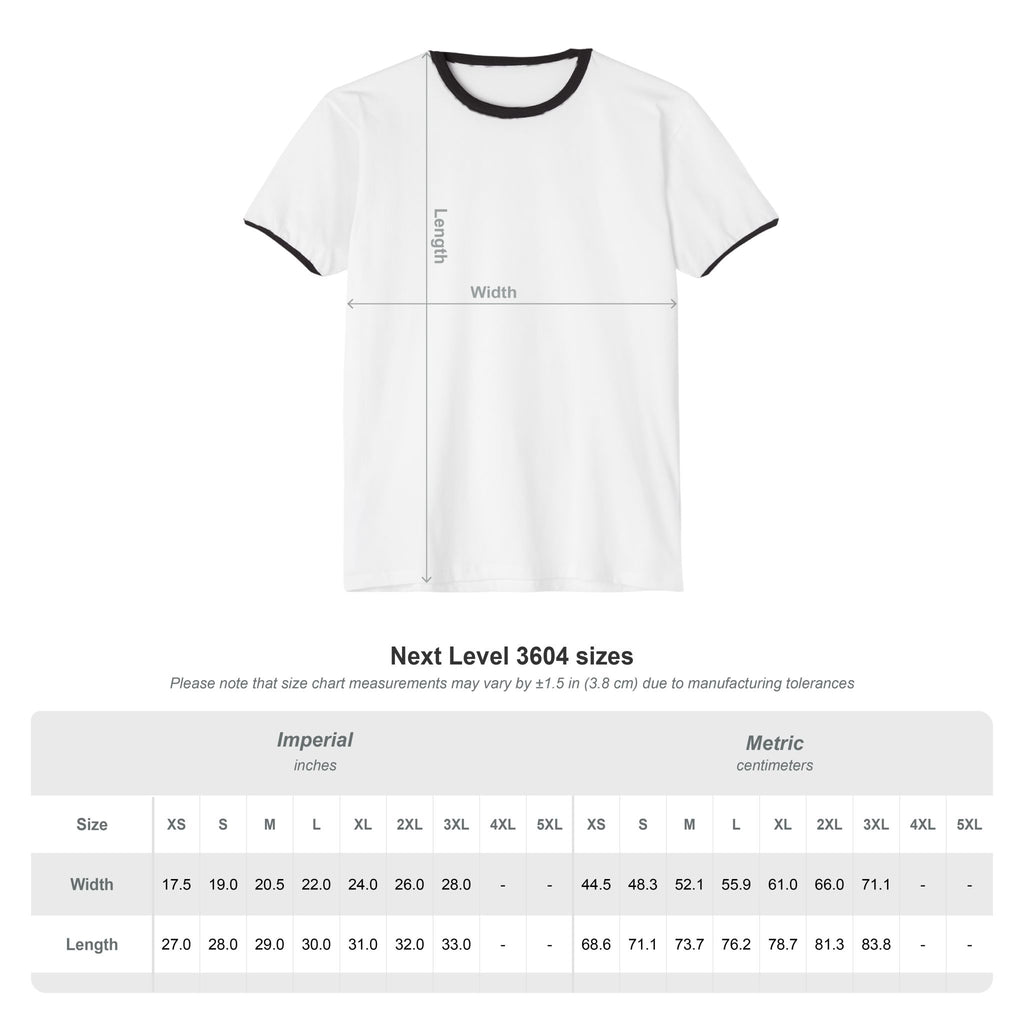 Serpent Ringer T-Shirt | Retro Snake Graphic Cotton Tee | Men's