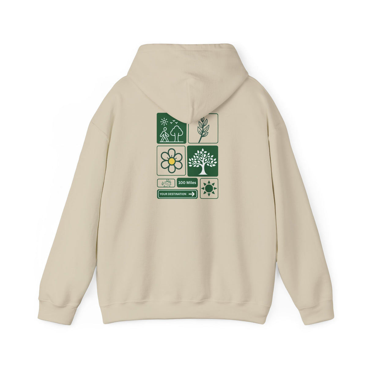 Wild at Heart Nature Hoodie | Botanical Outdoor Sweatshirt | Unisex