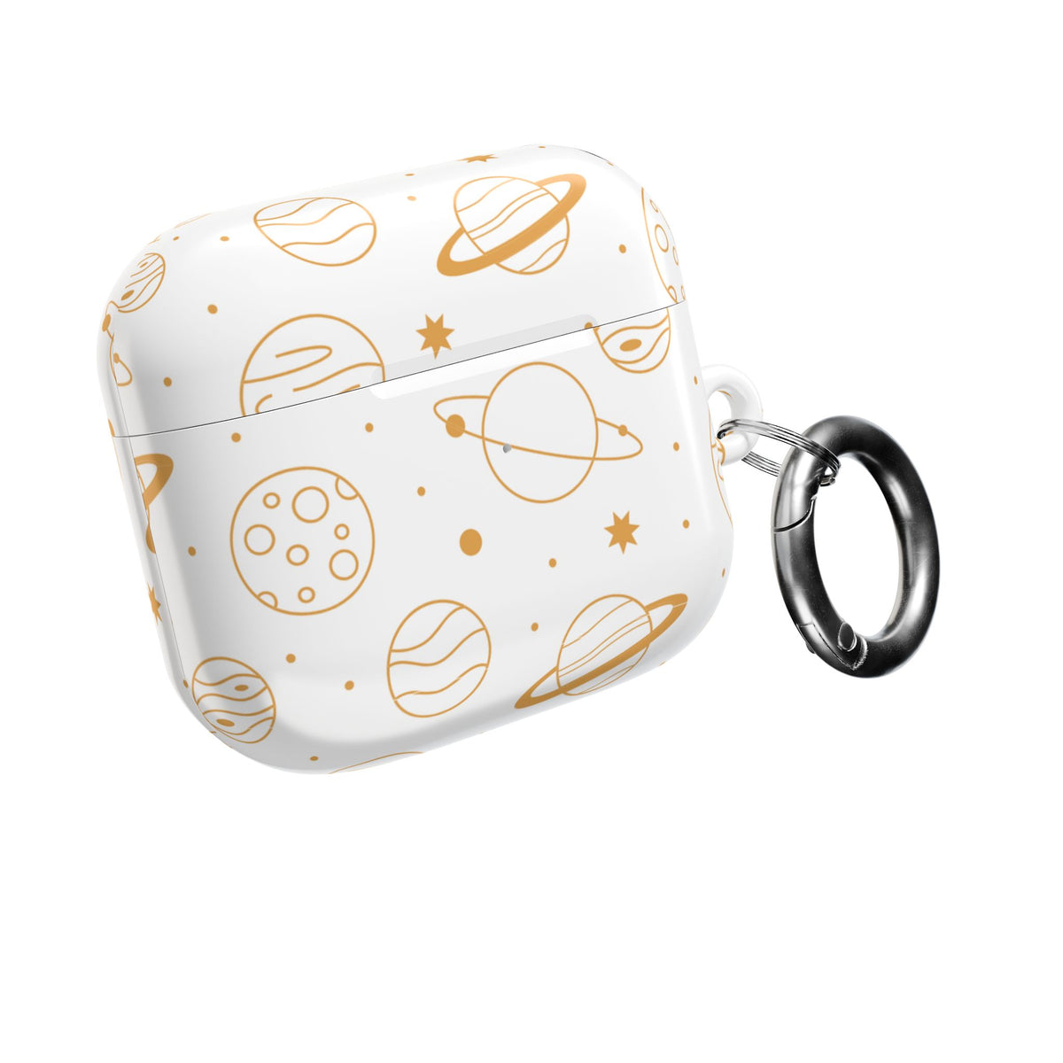 Celestial Planet AirPod Case | Cute Stars & Planets Protective Earbud Cover | Glossy Case |