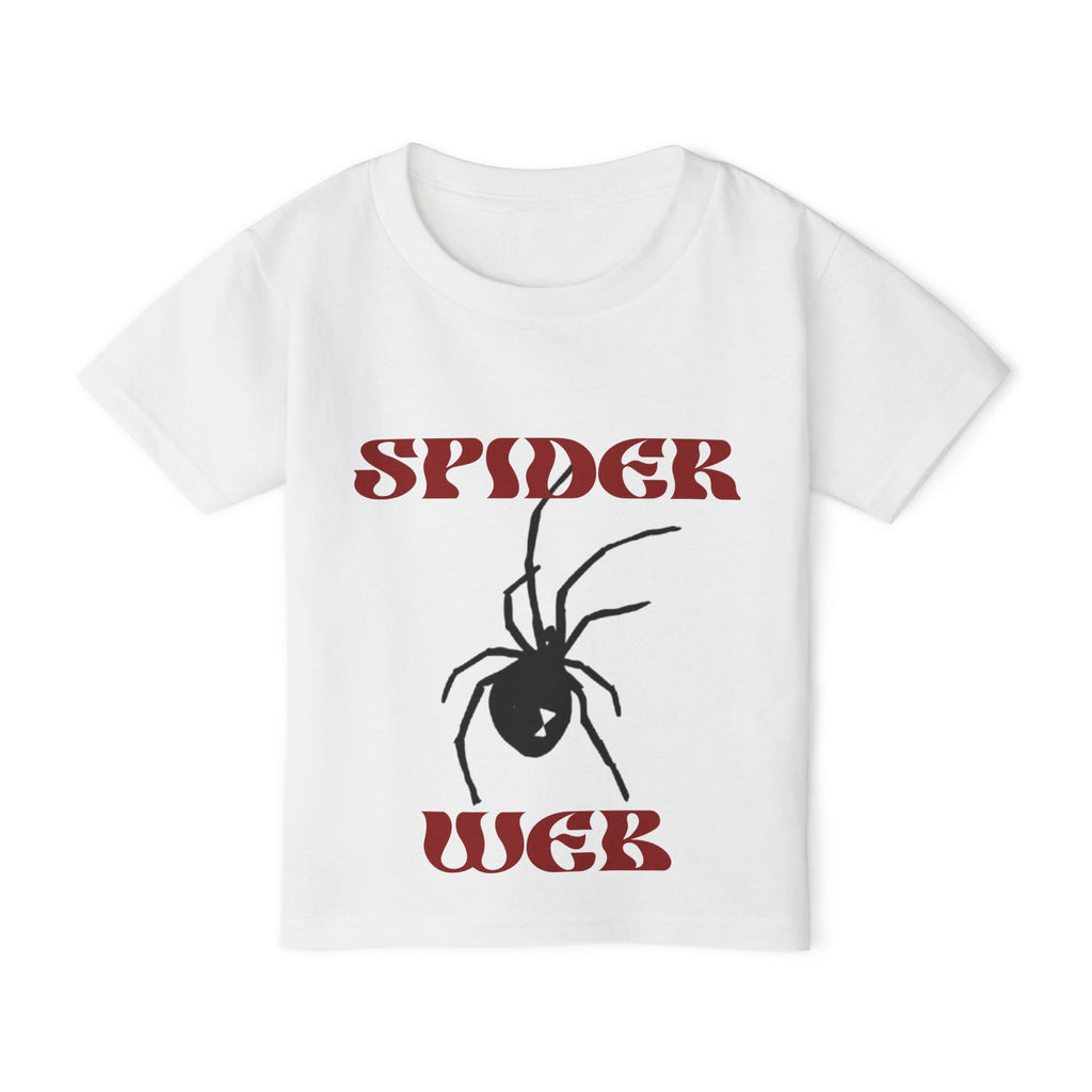 Toddler T‑Shirt | "Spider Web" Black Widow Spider Graphic |