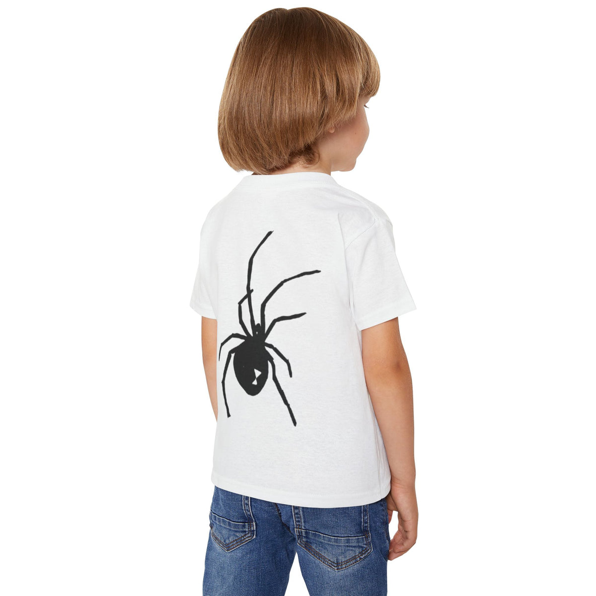 Toddler T‑Shirt | "Spider Web" Black Widow Spider Graphic |