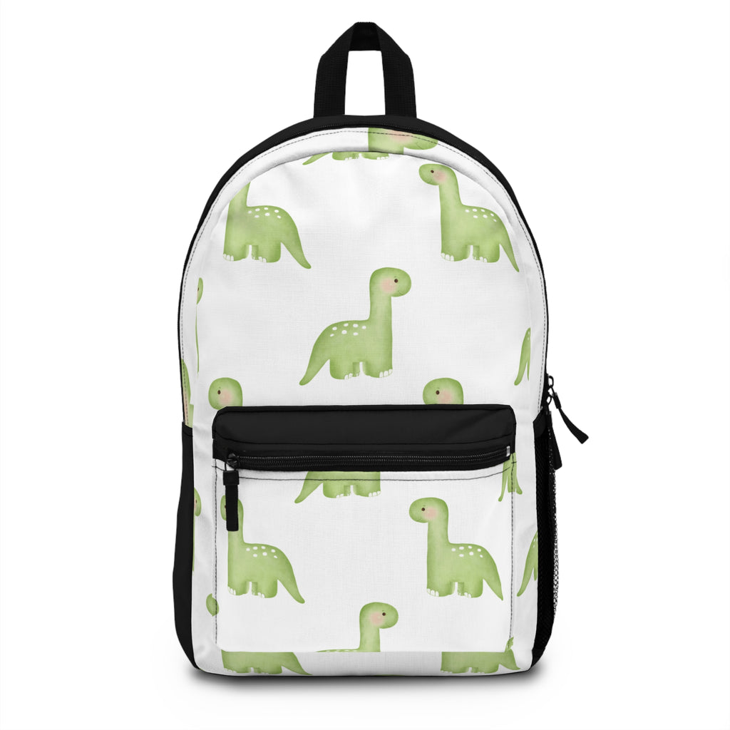Cute Green Dinosaur Kids Backpack | Cartoon Brontosaurus School Bag | Toddler & Kids Backpack |