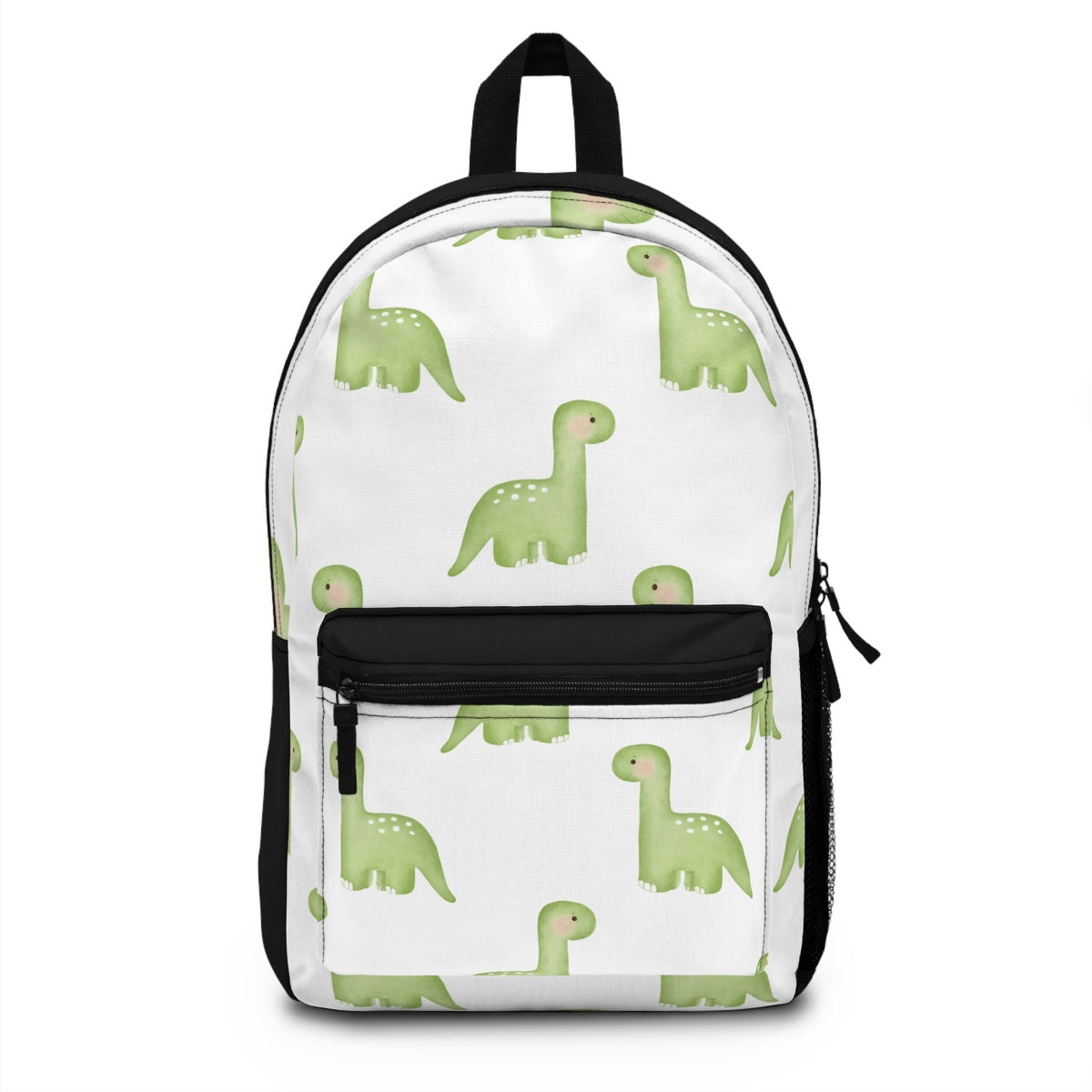 Cute Green Dinosaur Kids Backpack | Cartoon Brontosaurus School Bag | Toddler & Kids Backpack |