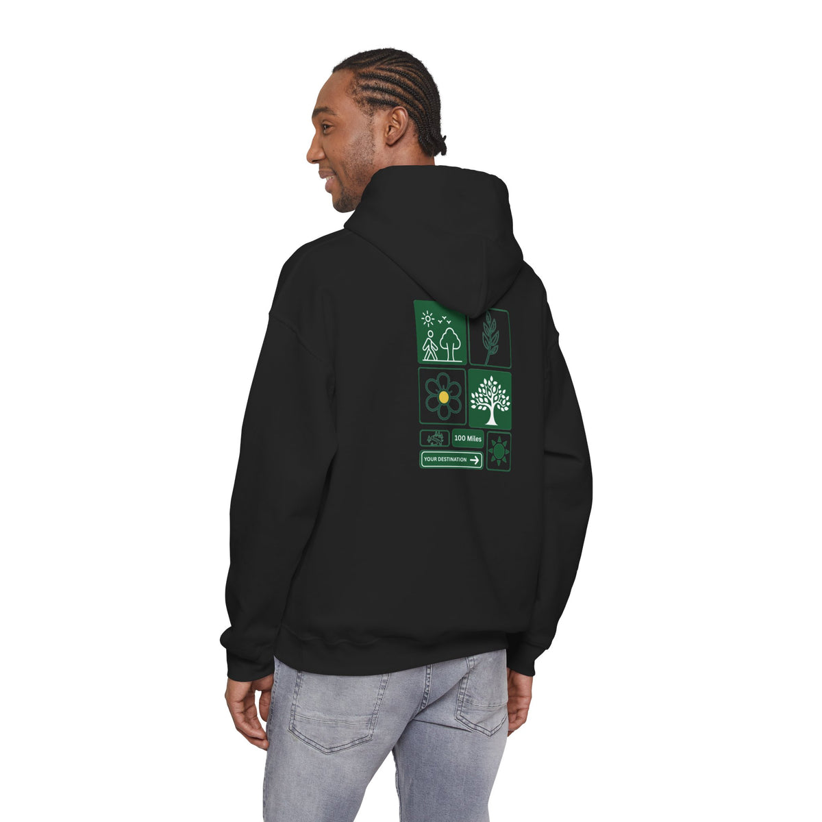 Wild at Heart Nature Hoodie | Botanical Outdoor Sweatshirt | Unisex