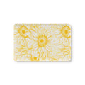 Sunflower Baby Crib Sheet | Yellow Floral Fitted Nursery Sheet | Cozy Nursery Bedding |