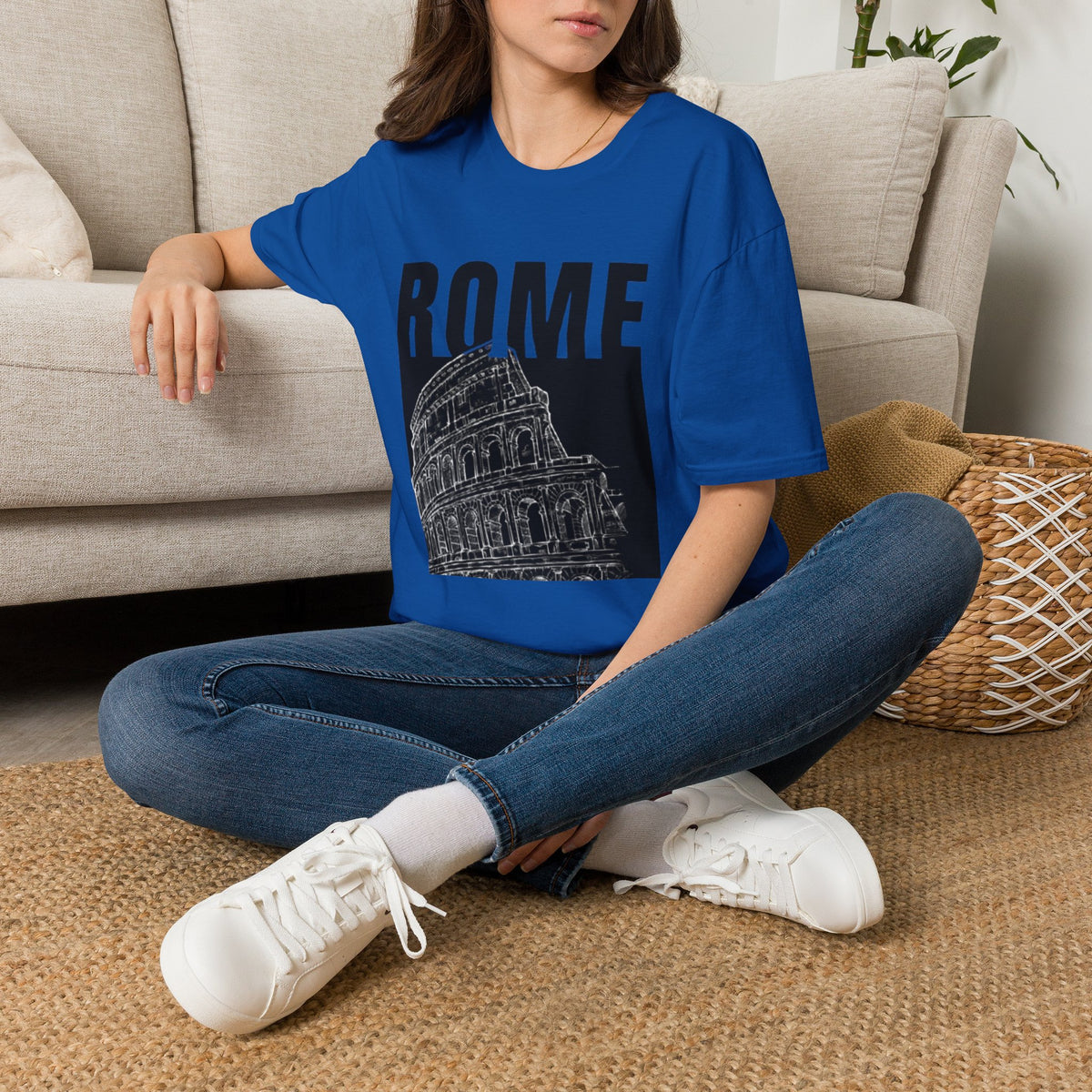 ROME Colosseum T-Shirt | Vintage Rome Travel Graphic Tee | Unisex