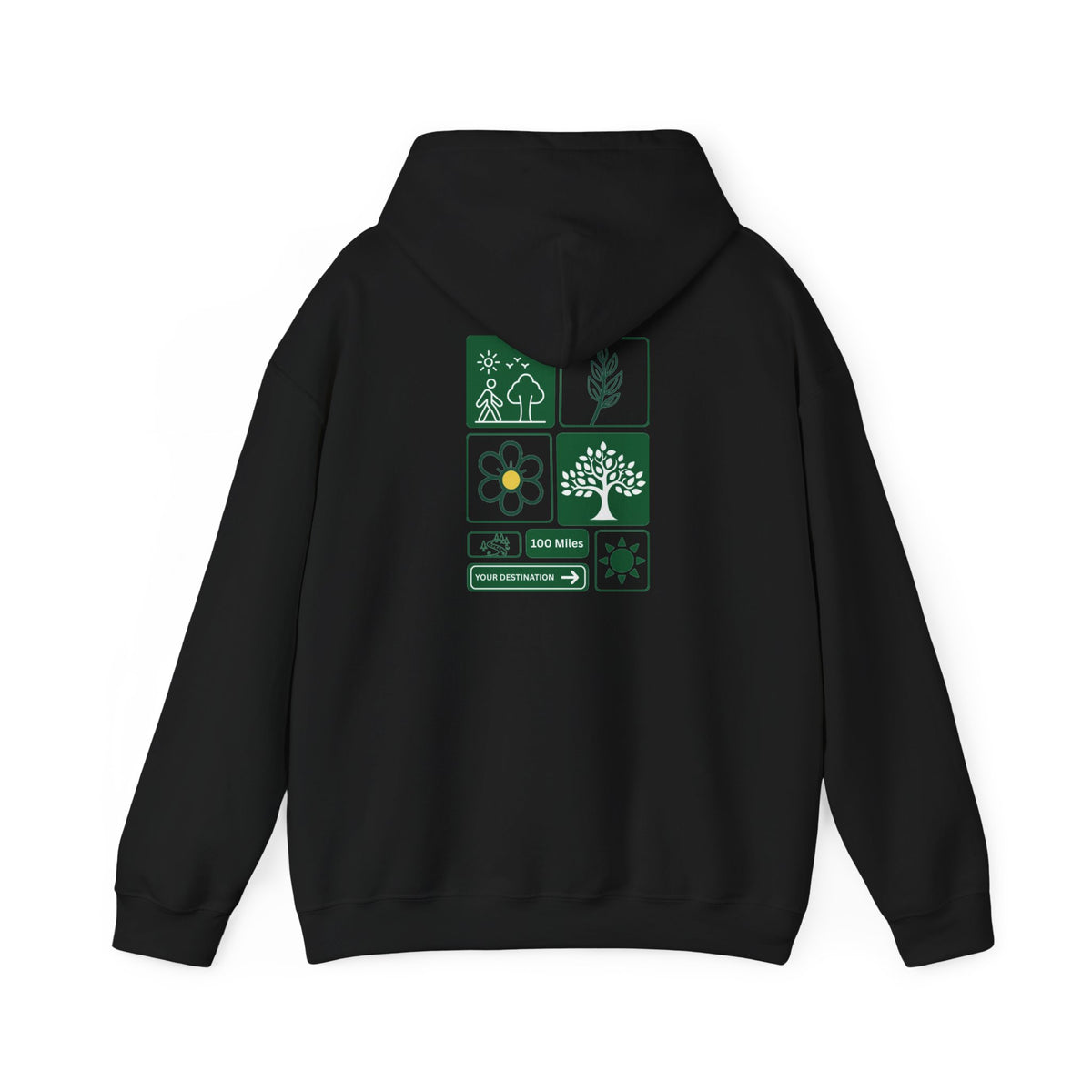 Wild at Heart Nature Hoodie | Botanical Outdoor Sweatshirt | Unisex