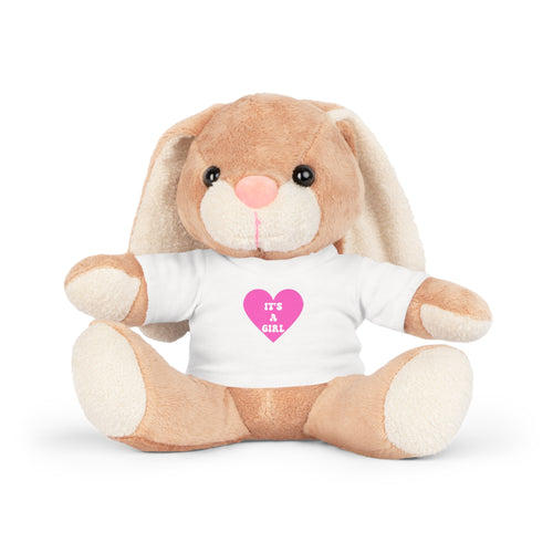 "It’s a Girl" Teddy Bear Plush | New Baby Announcement Stuffed Animal | Baby Shower Gift |