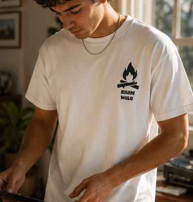 T-shirt Boussole Born to Roam | T-shirt graphique aventure pour voyageurs et amoureux de la nature |