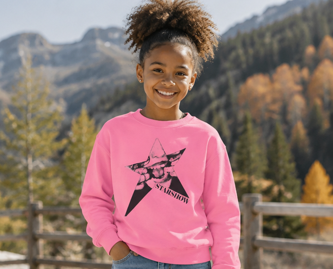 Star Graphic Youth Crewneck |