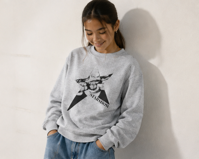 Star Graphic Youth Crewneck |