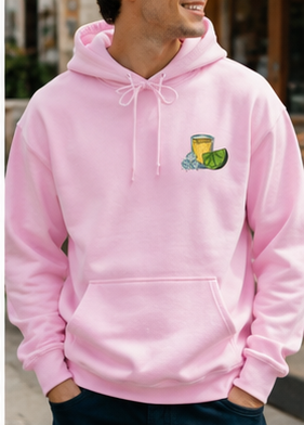 Lime & Tequila Graphic Hoodie | Unisex Cocktail-Inspired Sweatshirt |