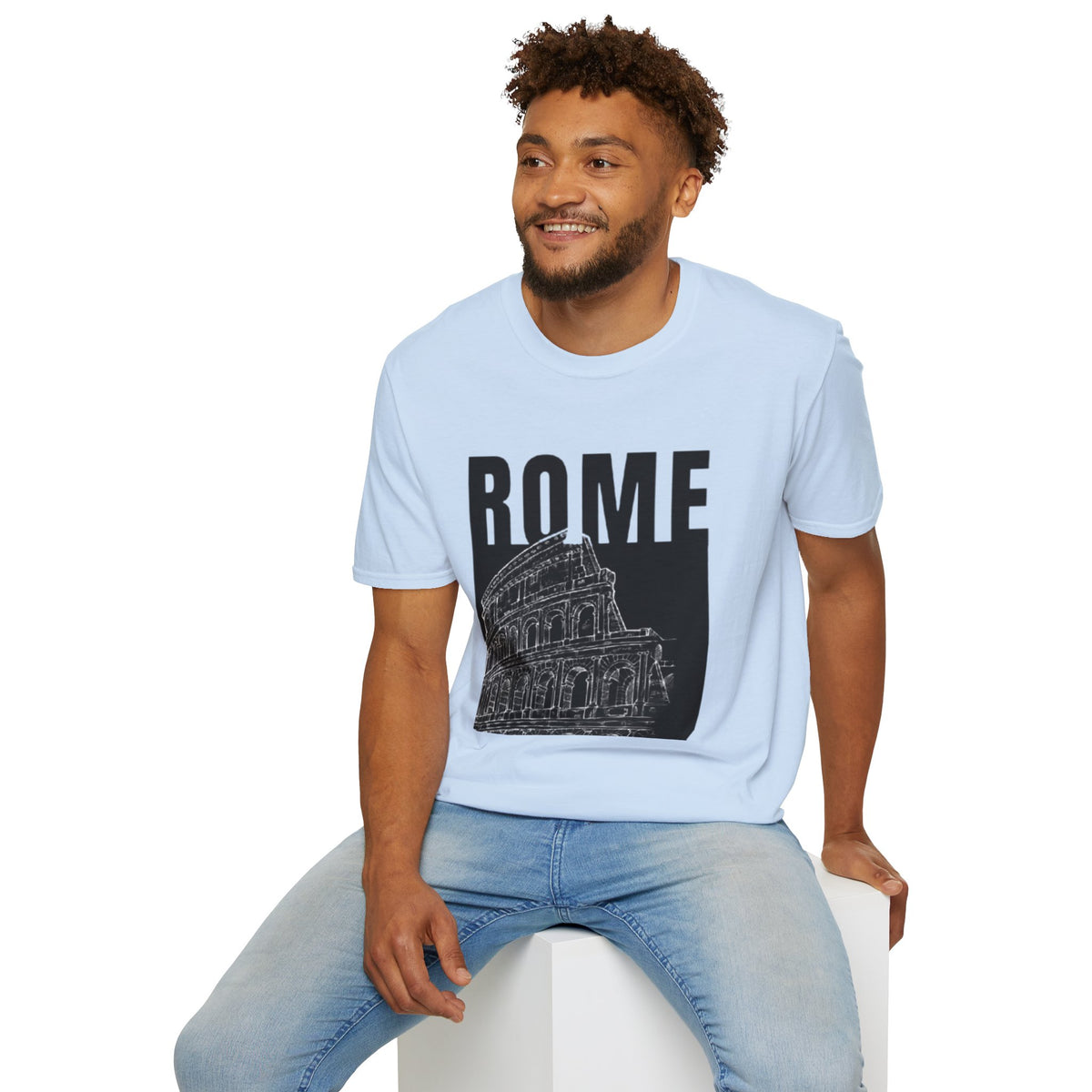 ROME Colosseum T-Shirt | Vintage Rome Travel Graphic Tee | Unisex
