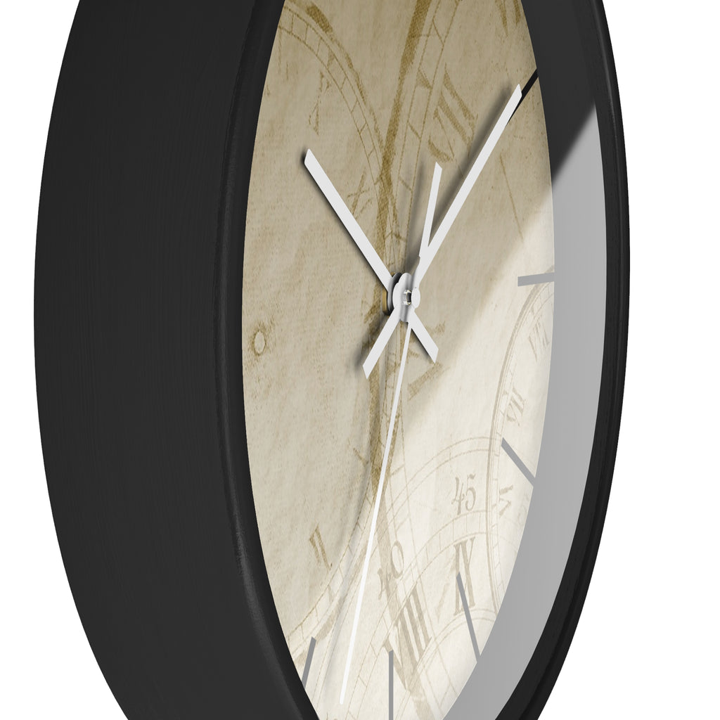Vintage Timepiece Wall Clock | Antique Roman Numeral Design |
