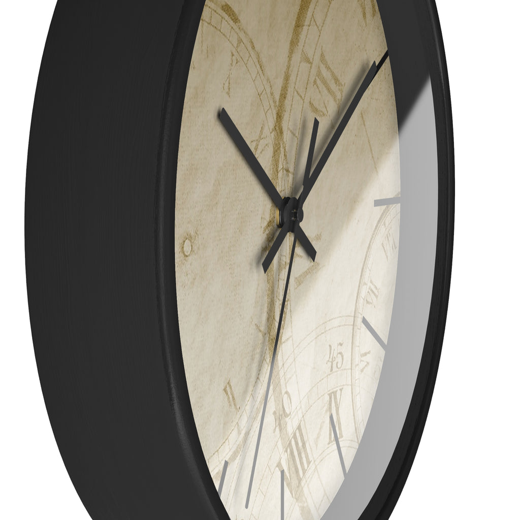 Vintage Timepiece Wall Clock | Antique Roman Numeral Design |