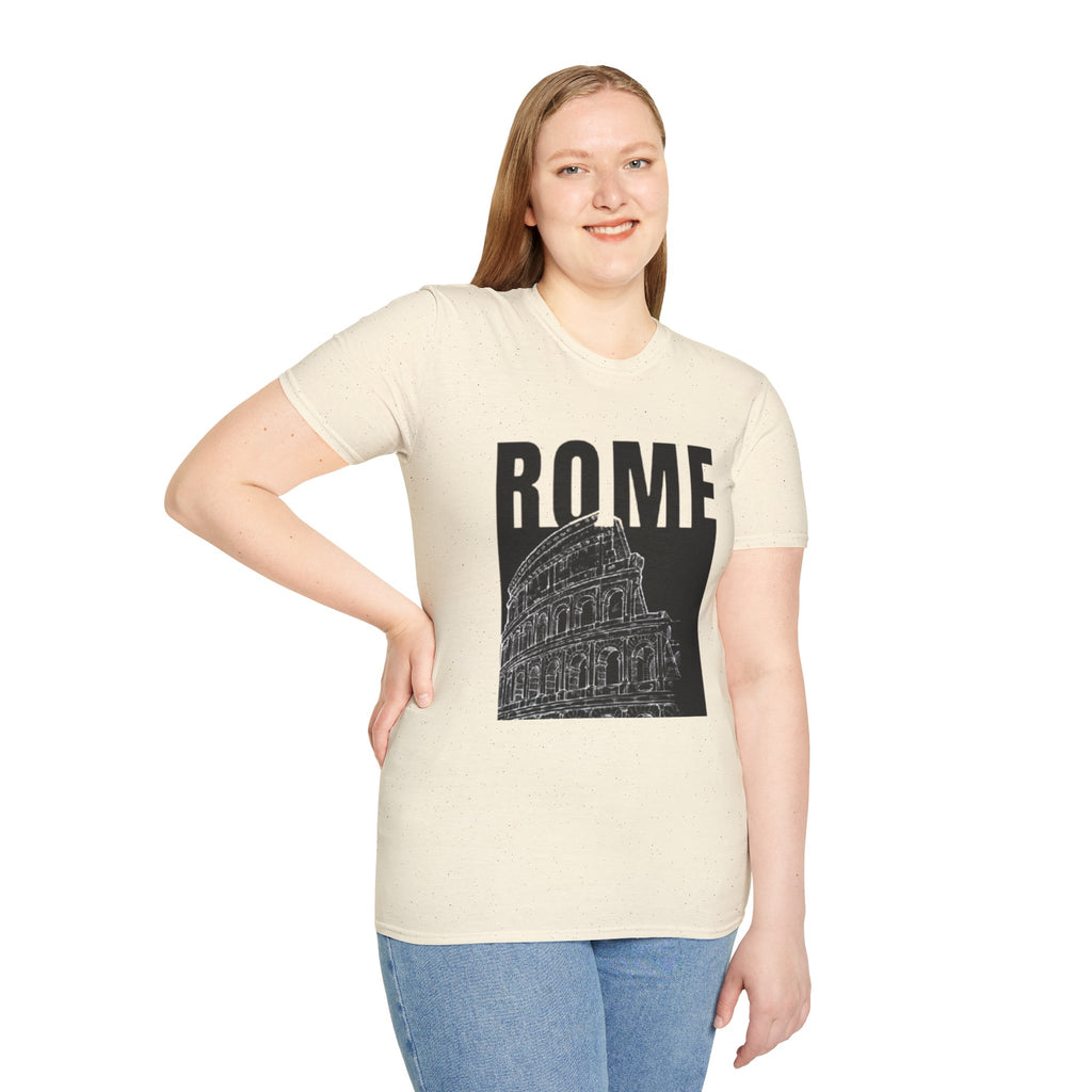 ROME Colosseum T-Shirt | Vintage Rome Travel Graphic Tee | Unisex