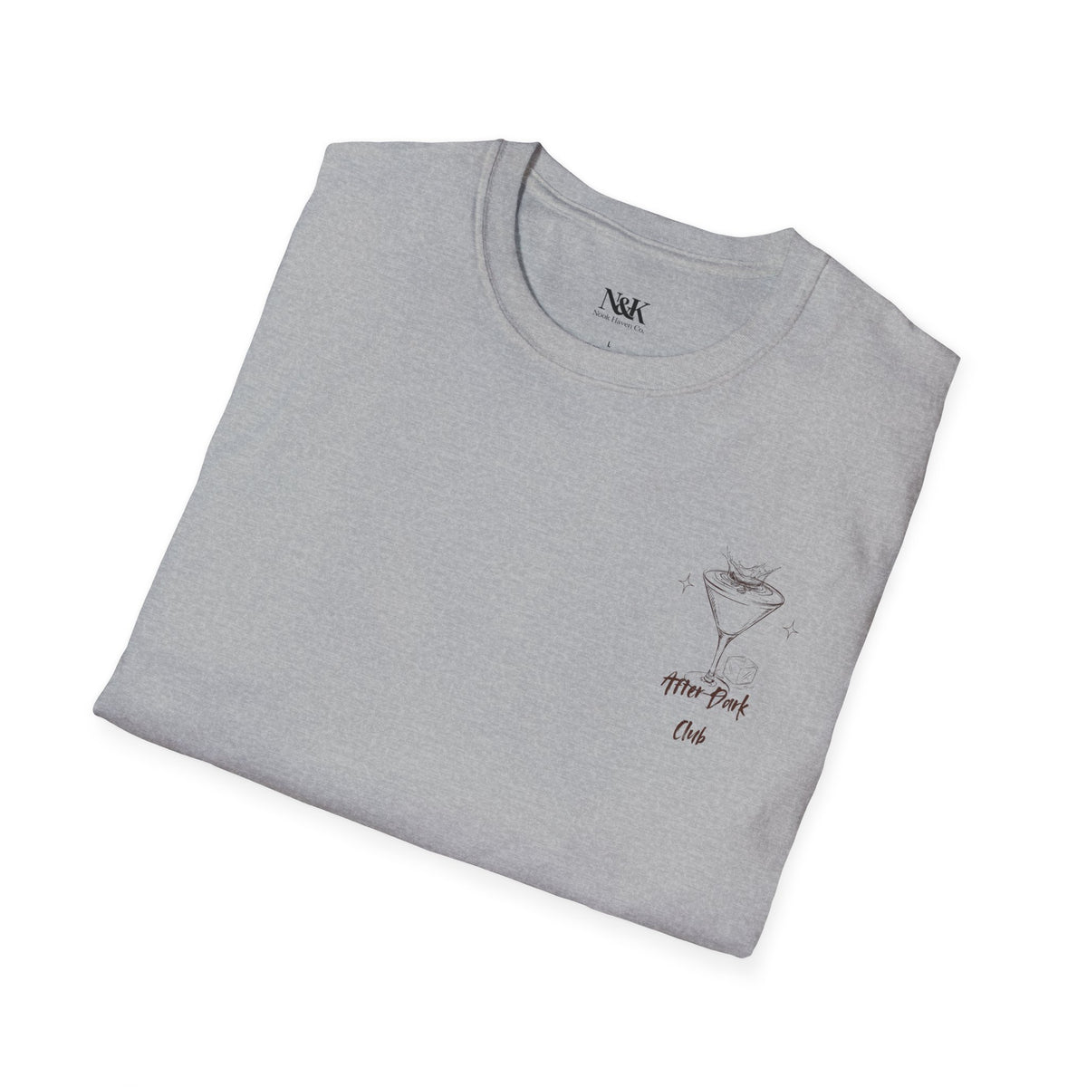 After Dark Club T-Shirt | Minimal Espresso Martini Graphic Unisex Tee |