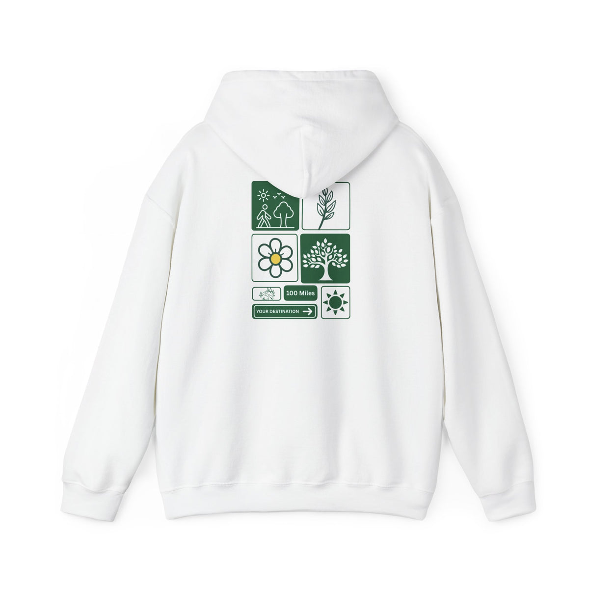 Wild at Heart Nature Hoodie | Botanical Outdoor Sweatshirt | Unisex