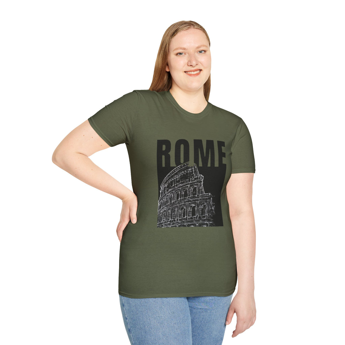 ROME Colosseum T-Shirt | Vintage Rome Travel Graphic Tee | Unisex