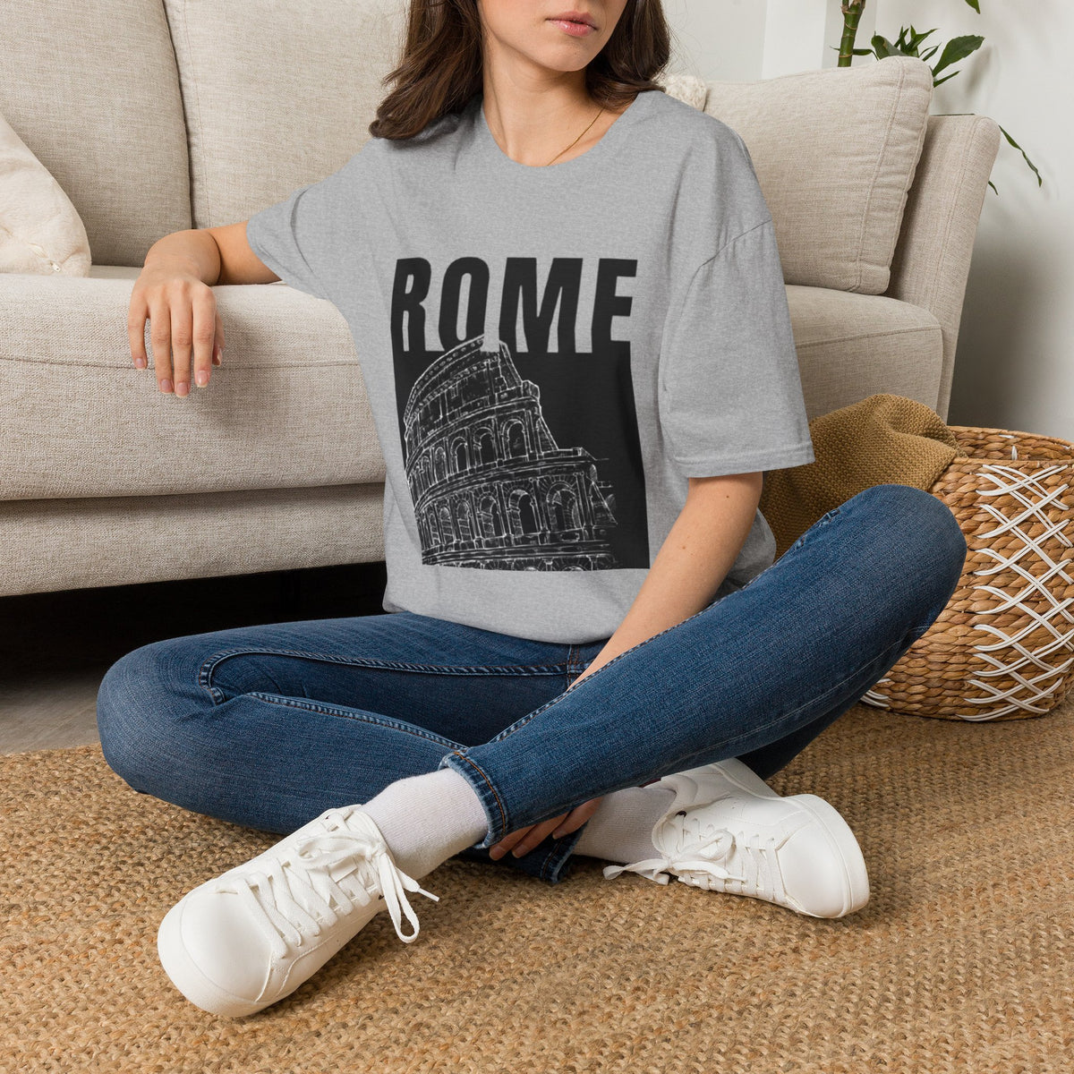 ROME Colosseum T-Shirt | Vintage Rome Travel Graphic Tee | Unisex