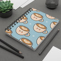 Cahier à spirale Mignon Latte | Cahier Café Kawaii |