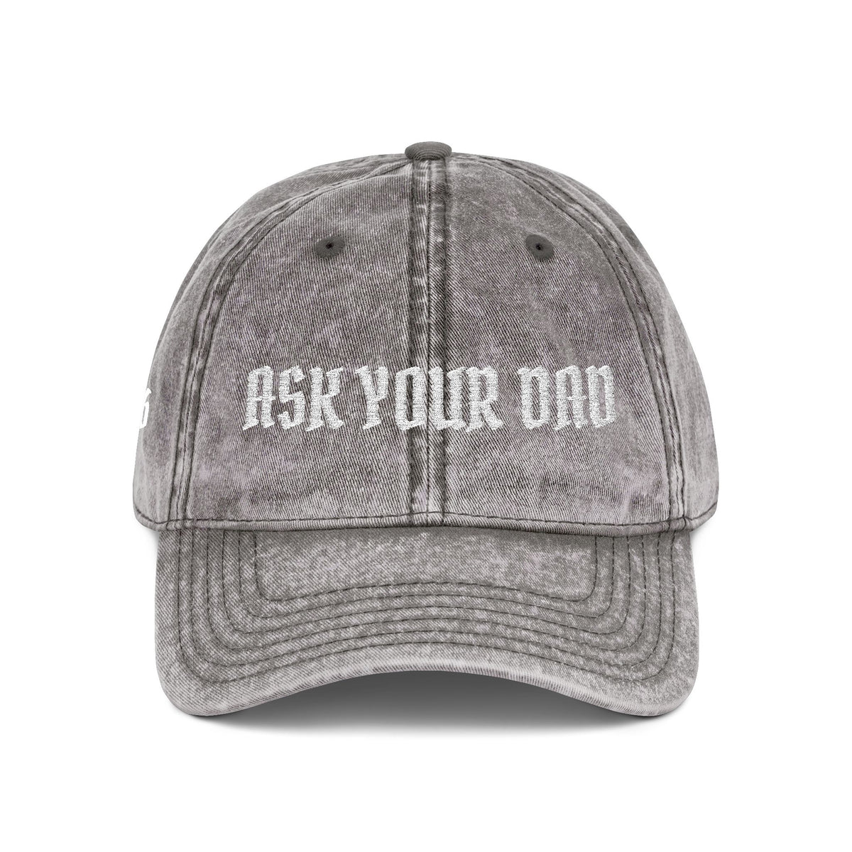 "Ask Your Dad" Embroidered Vintage Mom Hat | Funny Adjustable Baseball Cap |
