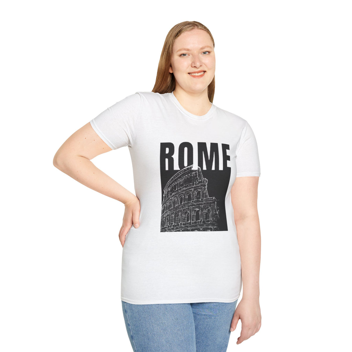 ROME Colosseum T-Shirt | Vintage Rome Travel Graphic Tee | Unisex