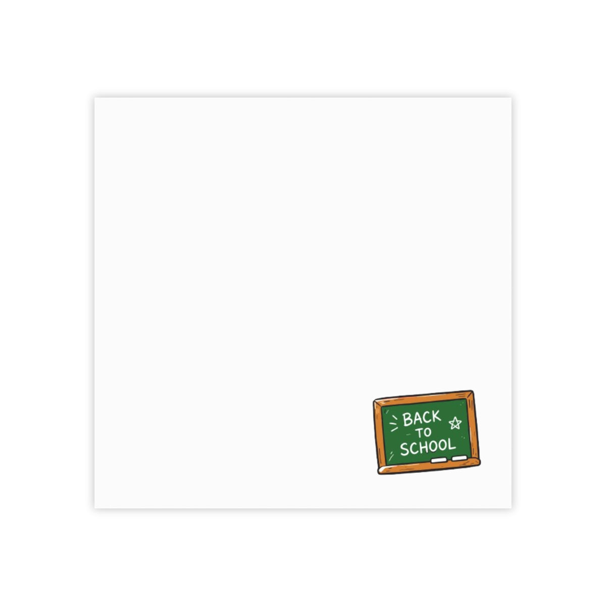 Back to School Sticky Notes | Chalkboard Post-it Notes | Teacher & Student Stationery |