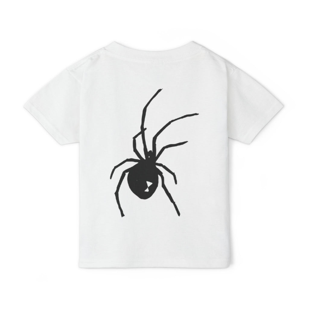 Toddler T‑Shirt | "Spider Web" Black Widow Spider Graphic |