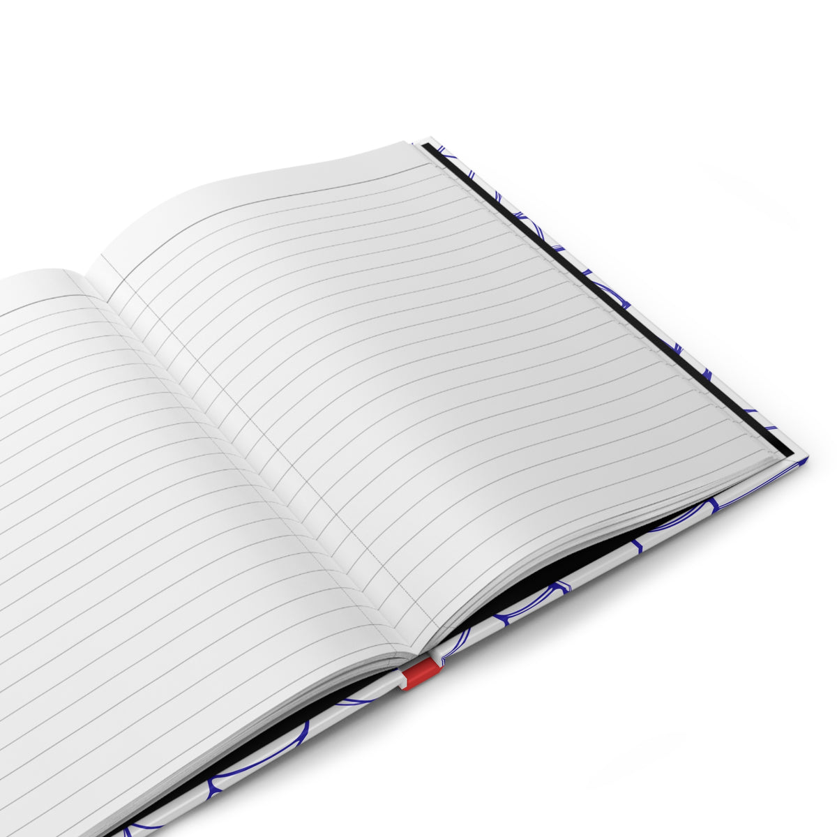 Spider Web Hardcover Journal | Blue, White & Red Web Notebook | Kids’ Writing & Drawing Journal |