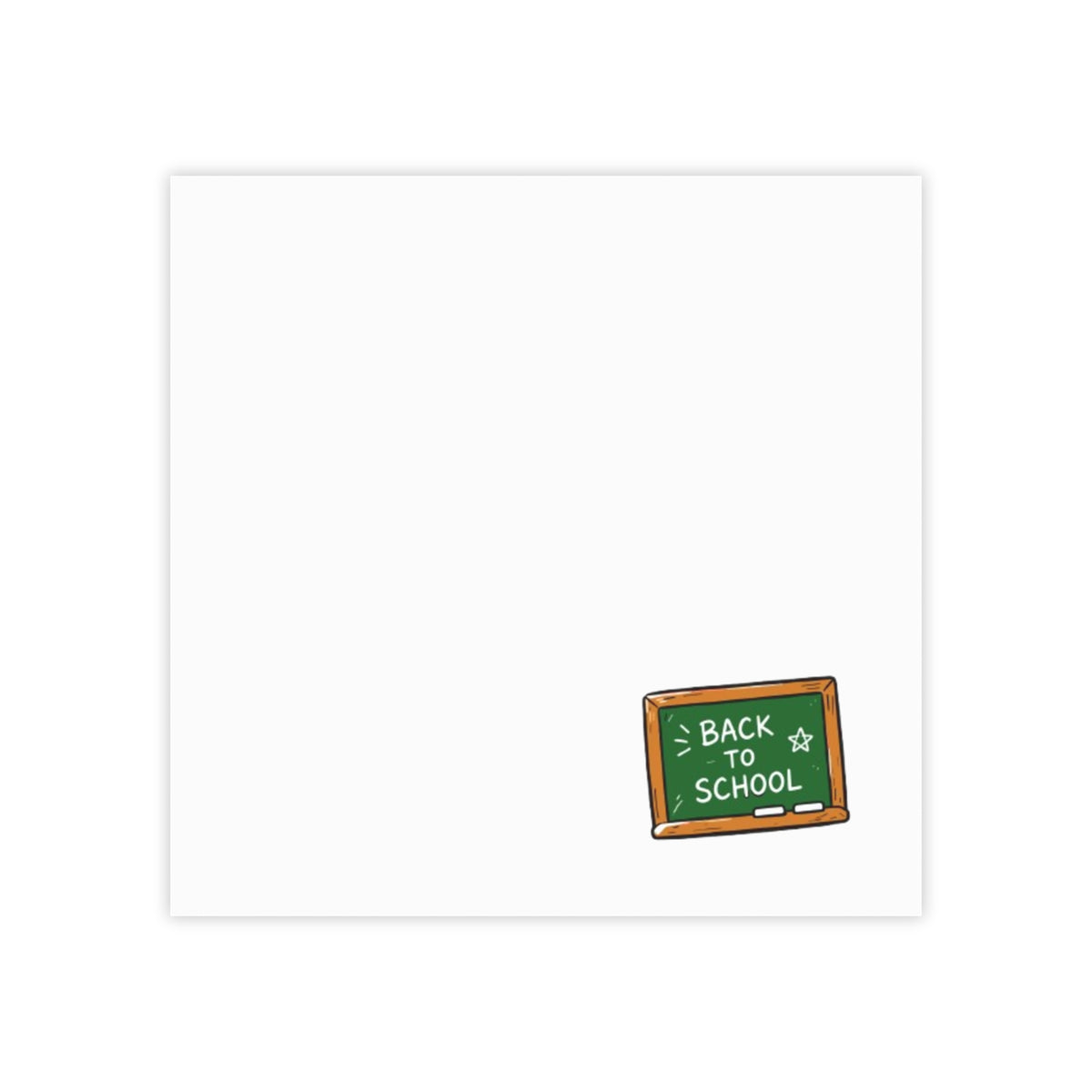 Back to School Sticky Notes | Chalkboard Post-it Notes | Teacher & Student Stationery |