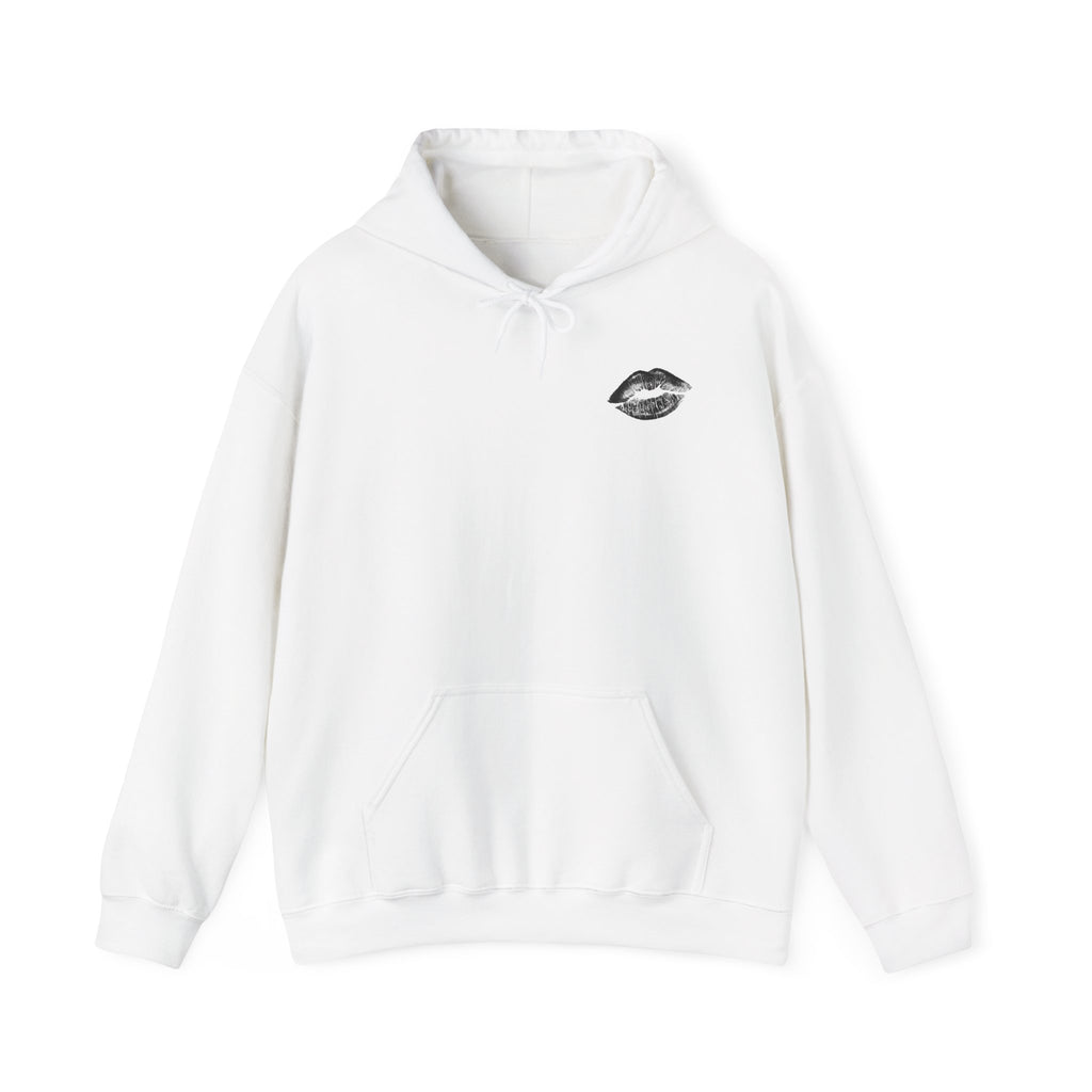 Midnight Collage Women’s Hoodie | Vintage Monochrome Graphic Sweatshirt |