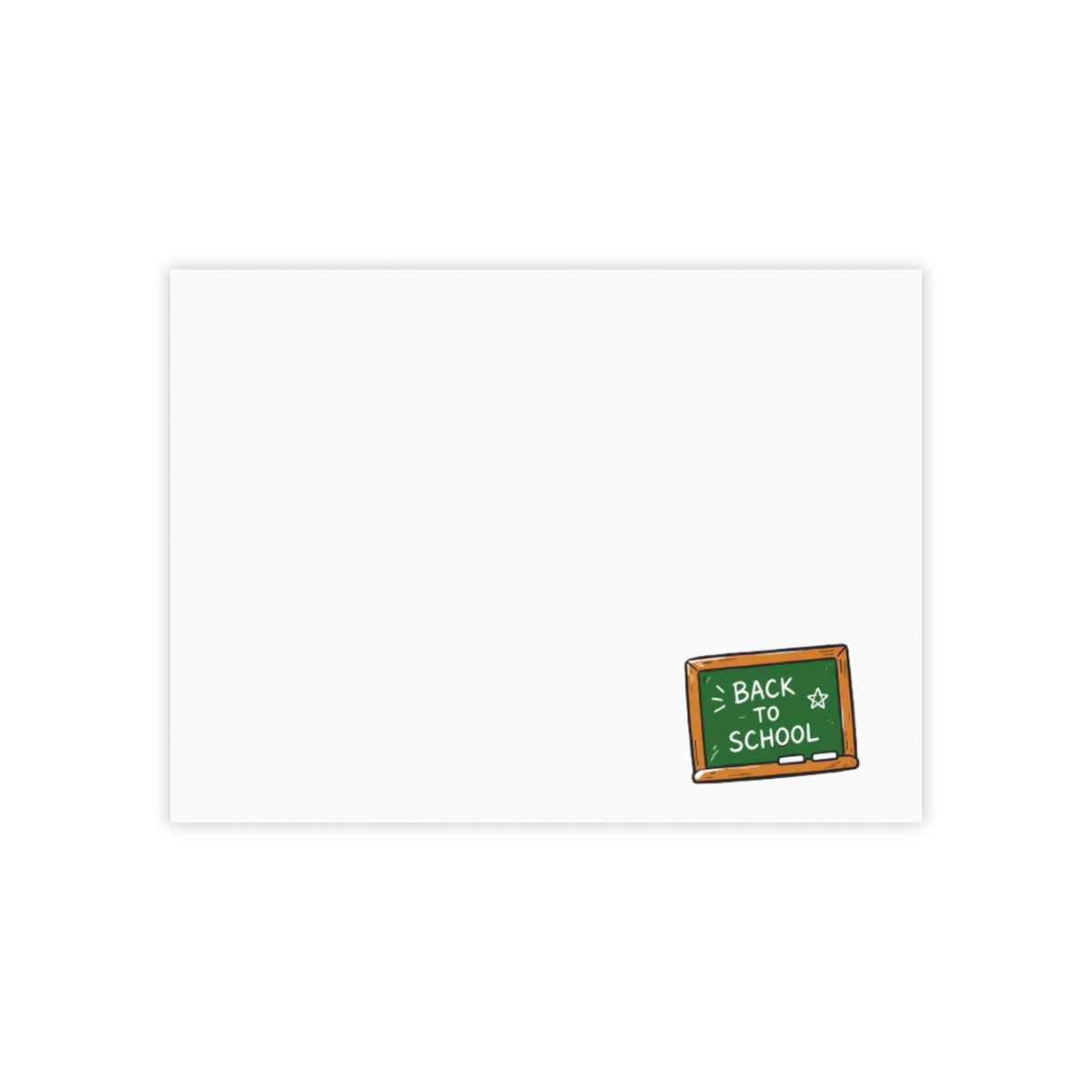 Back to School Sticky Notes | Chalkboard Post-it Notes | Teacher & Student Stationery |