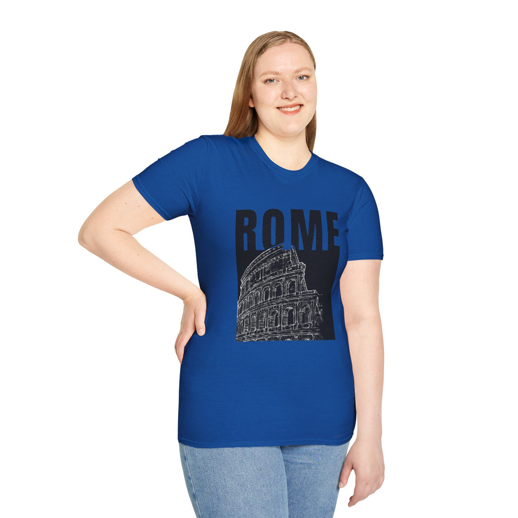 ROME Colosseum T-Shirt | Vintage Rome Travel Graphic Tee | Unisex