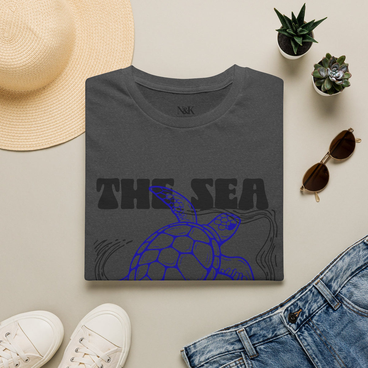 Sea Turtle Coastal Women’s T-Shirt | Ocean-Inspired Graphic Tee |