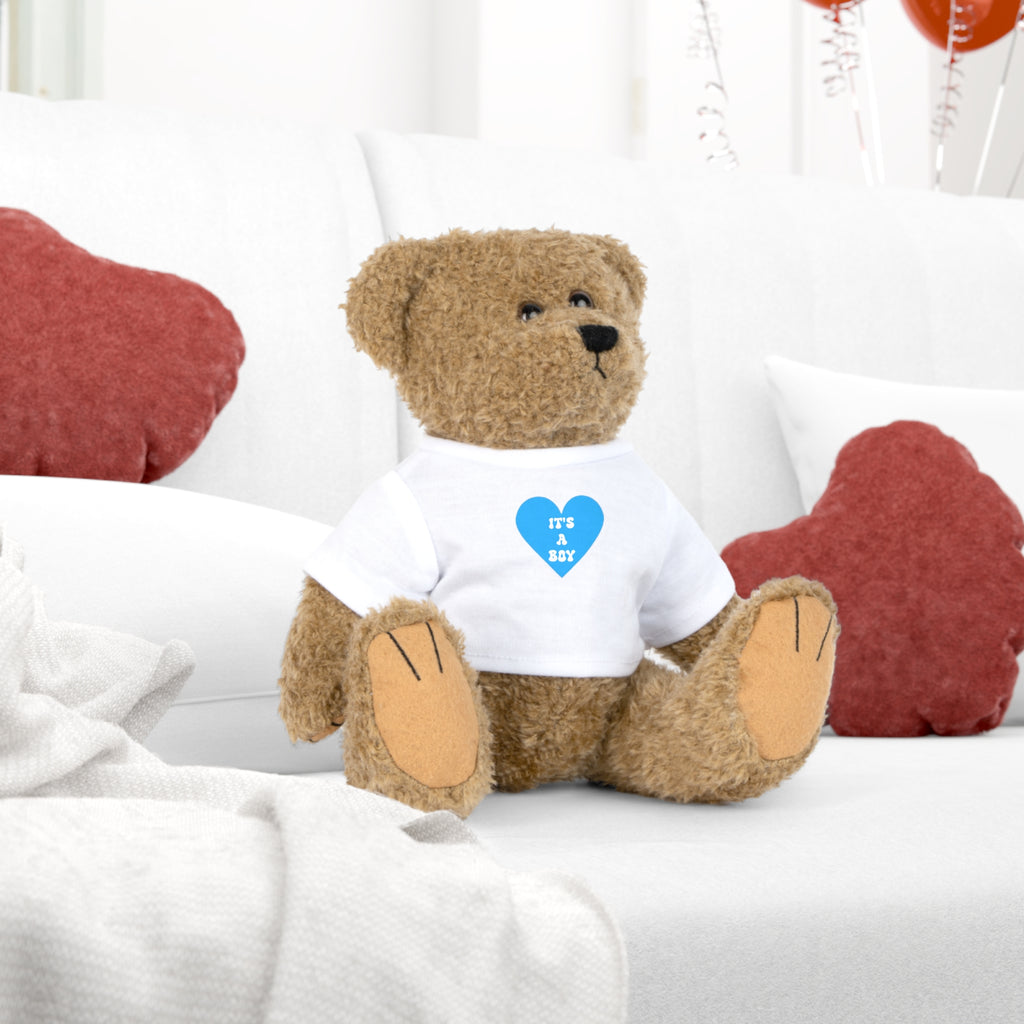 Ourson en peluche C'est un garçon | Annonce de naissance | Cadeau de baby shower |