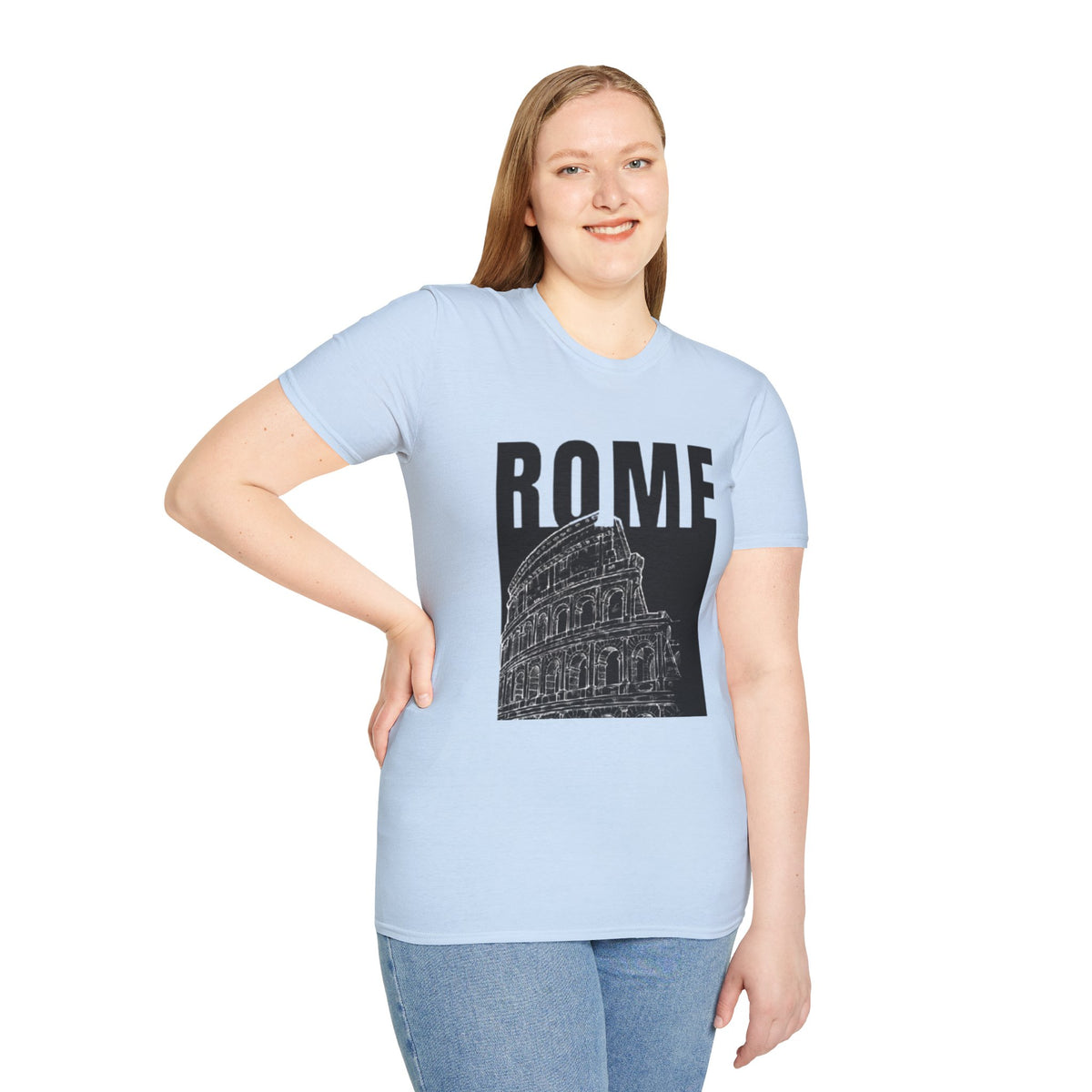 ROME Colosseum T-Shirt | Vintage Rome Travel Graphic Tee | Unisex