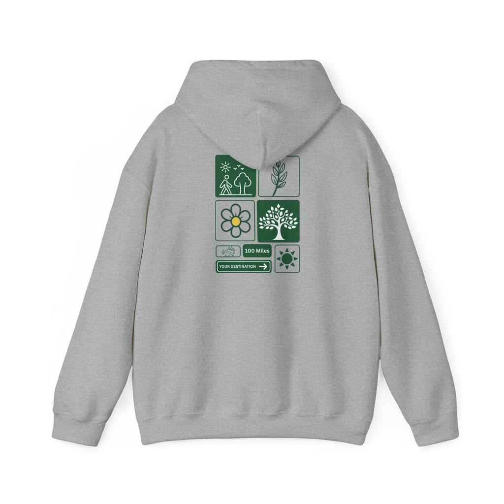 Wild at Heart Nature Hoodie | Botanical Outdoor Sweatshirt | Unisex