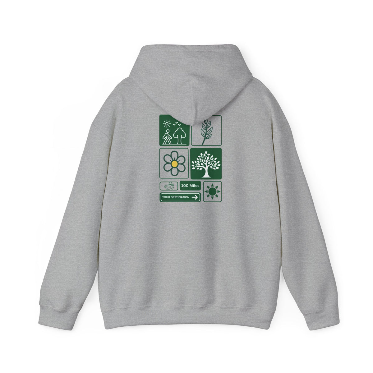 Wild at Heart Nature Hoodie | Botanical Outdoor Sweatshirt | Unisex